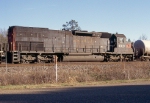 SP 9313 on NB freight in the siding